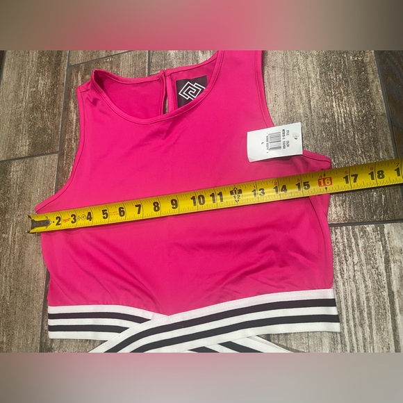 🩷ZELOS Yoga Fuchsia Outfit 2-Pieces Gym Set Women’s Size L NWT🩷 - Picture 5 of 11